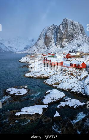 village de pêcheurs, lofoten, hamnoy, villages de pêcheurs, lofotens Banque D'Images