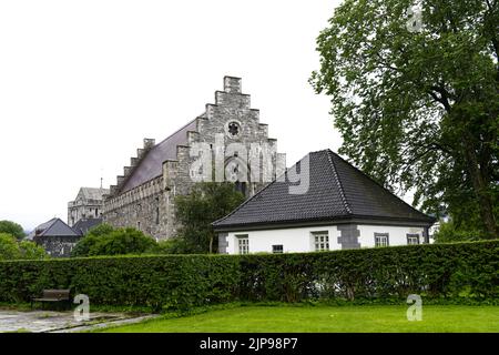 Bergen Forteresse Kings Hall (Vestland) en Norvège, Europe Banque D'Images