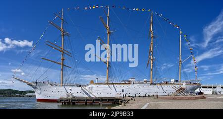 Göteborg "navire de Göteborg "Barken Viking" panorama Suède, Europe Banque D'Images