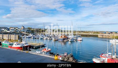 Bateaux amarrés dans le port de Kilmore Quay, dans le sud de l'Irlande Banque D'Images