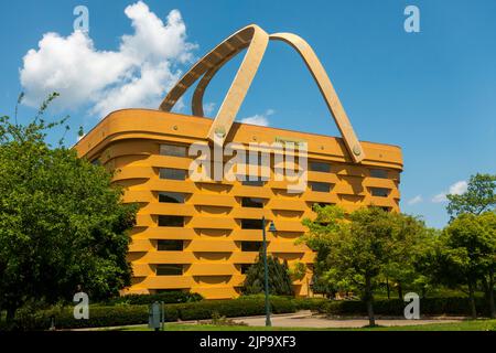 Bâtiment de bureaux à grands paniers de Longaberger à Newark, Ohio Banque D'Images