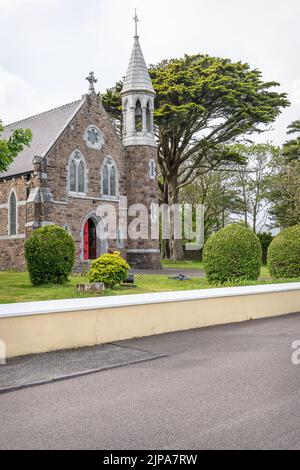 KNightstown Église de la conception immaculée sur l'île de Valentia, comté de Kerry, Irlande Banque D'Images