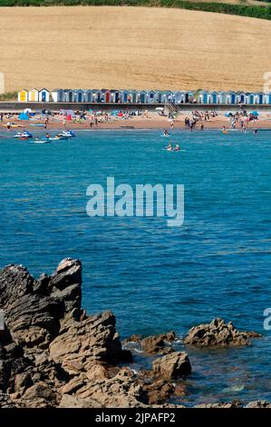 Broadsands Beach, Devon, Angleterre, Royaume-Uni, Europe Banque D'Images