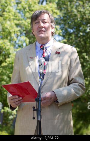 Stephen Fry au spectacle floral de chelsea. Mai 2014. Londres Banque D'Images
