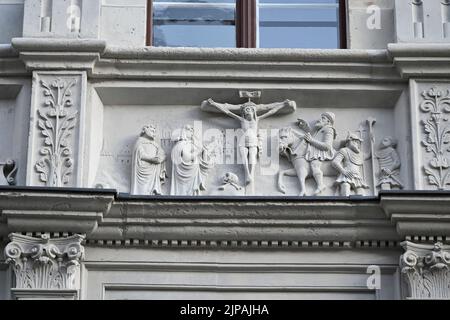 DAS Bibliche Haus, Neißstraße 29, Görlitz ist ein Bürgerhaus in der Görlitzer Altstadt. 16.08.2022 Banque D'Images