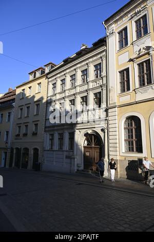 DAS Bibliche Haus, Neißstraße 29, Görlitz ist ein Bürgerhaus in der Görlitzer Altstadt. 16.08.2022 Banque D'Images