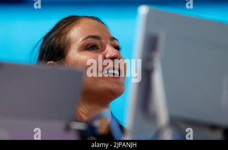 Munich, Allemagne. 16th août 2022. Championnats européens de cyclisme sur piste Munich 2022: Ancienne cycliste Kristina Vogel. Credit: Jean-Marc Wiesner/dpa/Alay Live News Banque D'Images