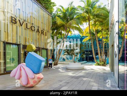 Quartier design, South Miami, Miami Dade, Floride, États-Unis Banque D'Images