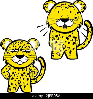 collection de packs d'expressions de dessin animé de personnage kid kid, à la verticale, au format vectoriel Illustration de Vecteur