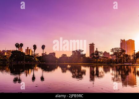 Modern Nairobi Cityscape capitale du Kenya Afrique de l'est paysages Skyline gratte-ciel Tours bâtiments monuments Highrise Streets Architecture CIT Banque D'Images