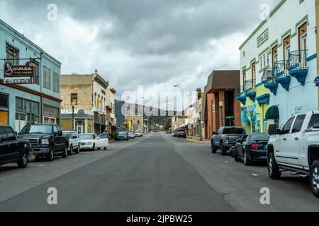 Miami, AZ, Etats-Unis - 25 décembre 2021 : une ville bien connue pour son boom-ville classique de cuivre de l'Ouest Banque D'Images