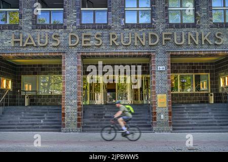 Haus des Rundfunks, RBB, Rundfunk Berlin Brandenburg, Masurenallee, Charlottenburg, Berlin, Allemagne Banque D'Images