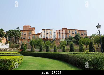 Design extérieur et architecture du village italien de Toscane inspiré situé dans LE parc national DE KHAO YAI- Nakhon Ratchasima, Thaïlande Banque D'Images