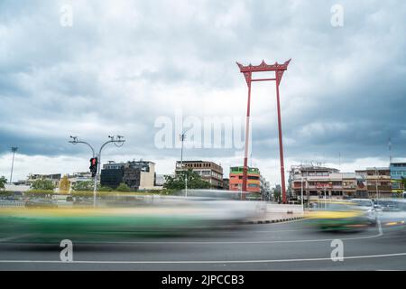 La balançoire géante à Bangkok, Thaïlande Banque D'Images