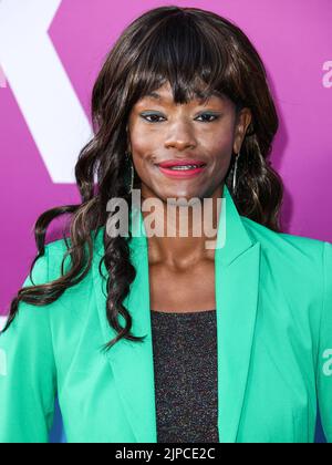 Hollywood, États-Unis. 16th août 2022. HOLLYWOOD, LOS ANGELES, CALIFORNIE, États-Unis - AOÛT 16 : l'actrice américaine Sufe Bradshaw arrive à la première de Netflix 'look both ways' qui s'est tenue au théâtre Netflix Tudum sur 16 août 2022 à Hollywood, Los Angeles, Californie, États-Unis. (Photo de Xavier Collin/image Press Agency) Credit: Image Press Agency/Alay Live News Banque D'Images