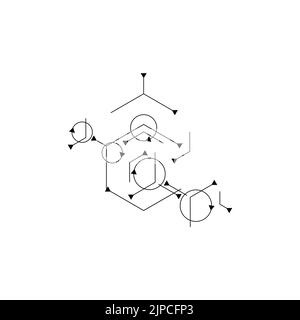 Connexion de formes sur fond clair. Concept de réseau d'entreprise. Bannière. Art géométrique. Science de la technologie médicale Illustration de Vecteur