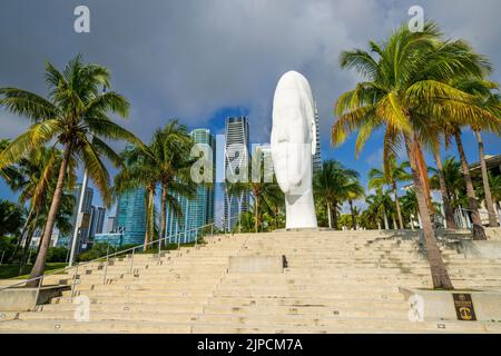 Installation artistique Maurice A.Ferre Park Miami City, Floride du Sud, États-Unis Banque D'Images