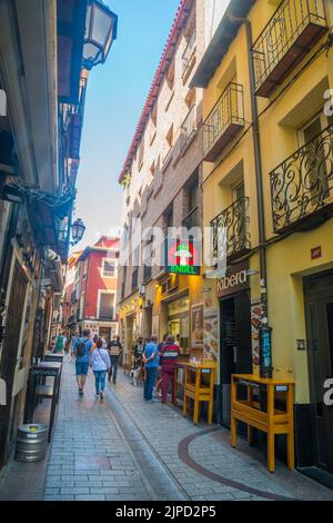 Rue Laurel. Logroño, Espagne. Banque D'Images