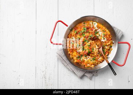 Menemen, plat traditionnel turc Banque D'Images