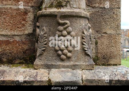 ancienne abbaye saint-guénolé à landévennec en bretagne (france) Banque D'Images