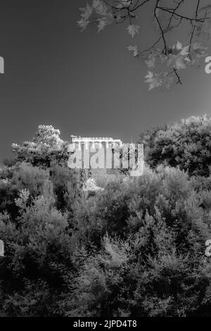 Temple de l'Acropole à Athènes, Grèce Banque D'Images