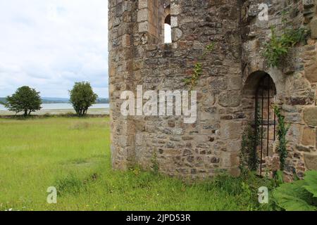 ancienne abbaye saint-guénolé à landévennec en bretagne (france) Banque D'Images