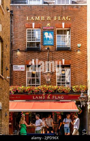 The Lamb and Flag public House, Covent Garden, Londres, Royaume-Uni. Banque D'Images