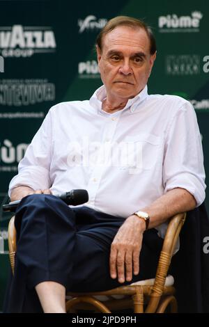 16 août 2022, Marina di Pietrasanta, Lucca, Italie: Clemente Mastella à la rencontre caffà¨ de Versiliana, Clemente Mastella est chef de Noi di Centro. (Credit image: © Stefano Dalle Luche/Pacific Press via ZUMA Press Wire) Banque D'Images