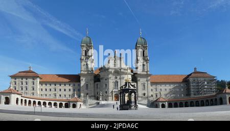 église du monastère, kloster einsiedeln, churchs du monastère Banque D'Images