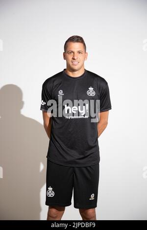 Lier, Belgique, 17 août 2022, le gardien de but de l'Union Anthony Moris pose pour le photographe au photoshoot 2022-2023 du club belge Jupiler Pro League Royale Union Saint-Gilloise RUSG, à Lier, le mercredi 17 août 2022. BELGA PHOTO NICOLAS MATERLINCK Banque D'Images