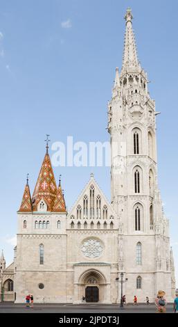 Église de l'Assomption du château de Buda, Église Matthias, Buda, Budapest, Hongrie Banque D'Images