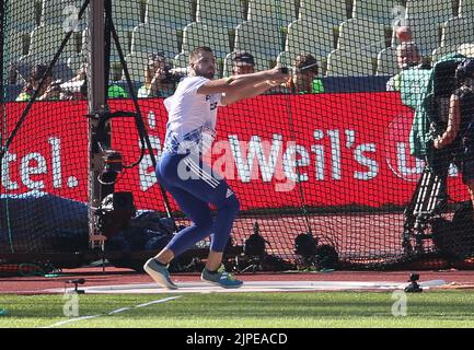 Munich, Allemagne. 17th août 2022. Yann Chaussinand de France pendant l'Athlétisme, lance à percussion masculine aux Championnats d'Europe Munich 2022 sur 17 août 2022 à Munich, Allemagne - photo Laurent Lairys/DPPI crédit: DPPI Media/Alamy Live News Banque D'Images