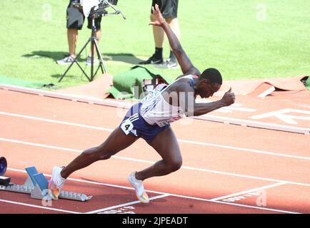 Munich, Allemagne. 16th août 2022. Thomas Jordier de France pendant l'Athlétisme, hommes 400m aux Championnats d'Europe Munich 2022 sur 16 août 2022 à Munich, Allemagne - photo Laurent Lairys/DPPI crédit: DPPI Media/Alamy Live News Banque D'Images