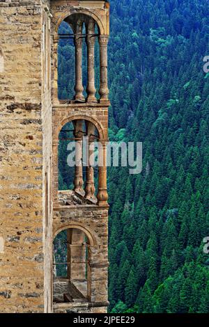 Monastère historique de Sumela à Trabzon, Turquie Banque D'Images