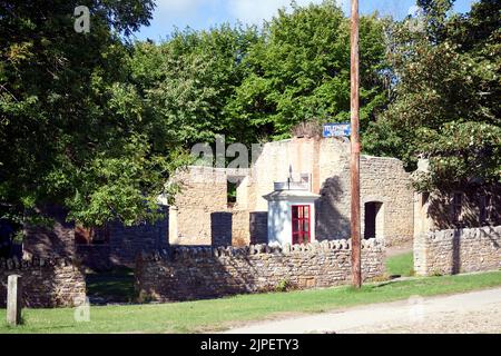 Tyneham, village abandonné, Dorset, Angleterre Banque D'Images