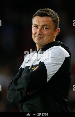 Paul Heckingbottom, directeur de Sheffield United Banque D'Images