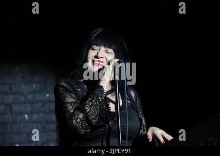 Lydia Lunch a parlé à TV Eye à New York, juillet 2022, photos Nadja Sayej Banque D'Images