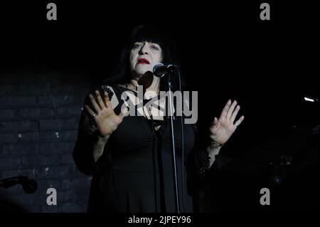 Lydia Lunch a parlé à TV Eye à New York, juillet 2022, photos Nadja Sayej Banque D'Images