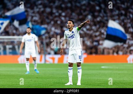 Copenhague, Danemark. 16th, août 2022. ZECA (10) du FC Copenhagen vu lors du match de qualification de l'UEFA Champions League entre le FC Copenhagen et Trabzonspir à Parken à Copenhague. (Crédit photo: Gonzales photo - Dejan Obretkovic). Banque D'Images