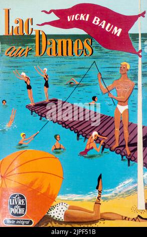 Lac aux dames - par Vicki Baum - 1963, couverture de livre Banque D'Images