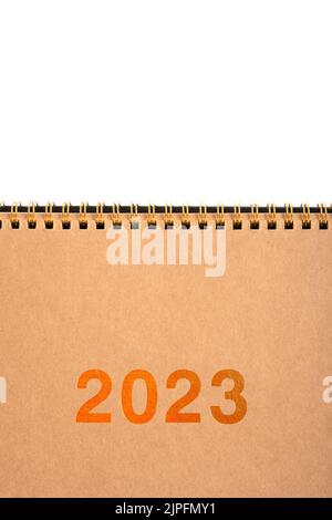 calendrier 2023 avec espace de copie à la composition verticale Banque D'Images
