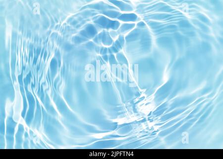 bleu vague d'eau, pur naturel tourbillon motif texture fond, abstrait photographie d'été Banque D'Images
