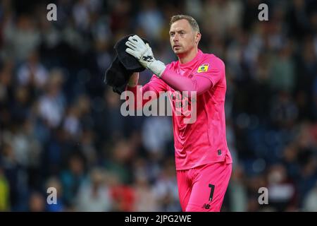 West Bromwich, Royaume-Uni. 17th août 2022. Ryan Allsop #1 de Cardiff City pendant le match à West Bromwich, Royaume-Uni le 8/17/2022. (Photo de Gareth Evans/News Images/Sipa USA) Credit: SIPA USA/Alay Live News Banque D'Images