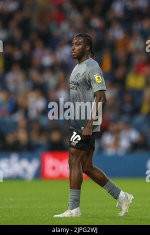 West Bromwich, Royaume-Uni. 17th août 2022. Sheyi Ojo #10 de Cardiff City pendant le match à West Bromwich, Royaume-Uni, le 8/17/2022. (Photo de Gareth Evans/News Images/Sipa USA) Credit: SIPA USA/Alay Live News Banque D'Images