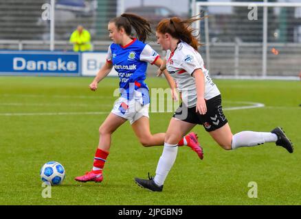 Linfield Ladies vs Crusaders Strikers 17th août 2022 - New Midgley Park, Belfast - Danske Bank Women's Premiership Banque D'Images