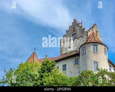 BADEN-WUERTTEMBERG : Château de Meersburg Banque D'Images