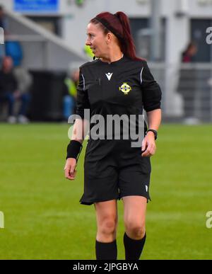 Linfield Ladies vs Crusaders Strikers 17th août 2022 - New Midgley Park, Belfast - Danske Bank Women's Premiership Banque D'Images