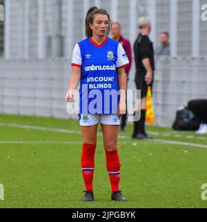 Linfield Ladies vs Crusaders Strikers 17th août 2022 - New Midgley Park, Belfast - Danske Bank Women's Premiership Banque D'Images