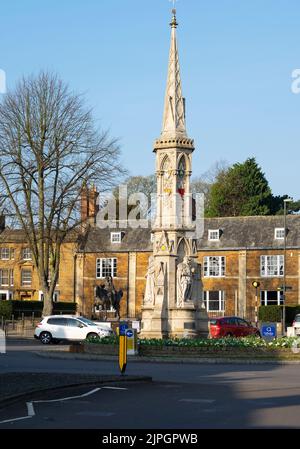 Banbury Oxfordshire Banbury Cross Banque D'Images