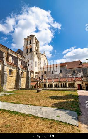 Abbaye de Vezelay. Bourgogne France. Banque D'Images